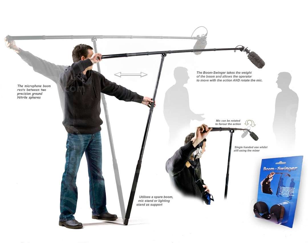 Buy Boom Swinger takes the weight of the mic boom whilst still